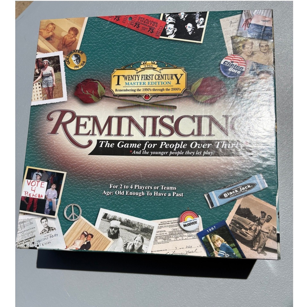 Reminiscing The Twenty First Century Master Edition Board Game 1950-2000‎ Trivia
